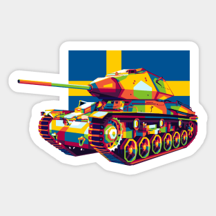 STRV 74 Medium Tank Sticker